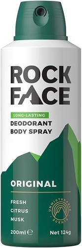 Rock face men body - body, spray