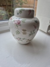 WEDGWOOD Rosehip Bone China Ginger Jar Beautiful Condition