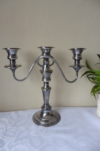 Vintage silver plate on - plate,