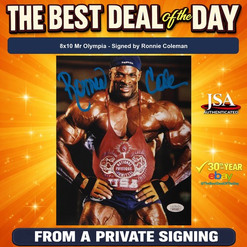 Ronnie coleman signed - coleman, 8x10