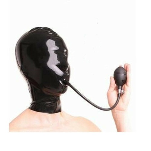 Unisex latex hoods - latex, exotic