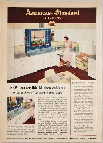 1950 print ad - 1950's,
