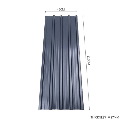 Roof sheets corrugated - 12/24,