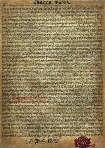 Magna carta aged old english - magna,