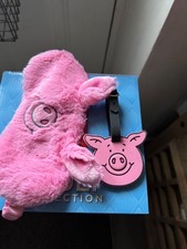 Percy Pig Eye Mask & Suitcase tag both new