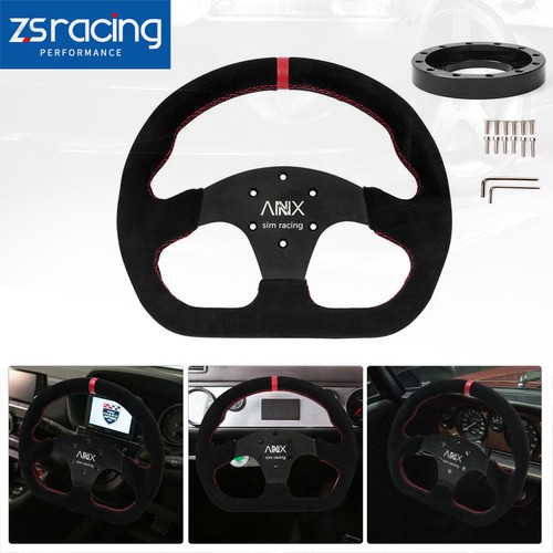 Suede steering wheel for - steering, +