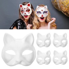 5/10X Cat Mask Paper Blank