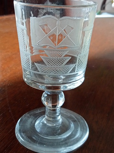Small georgian masonic wine - masonic,