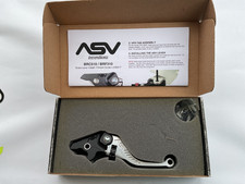 ASV  Honda CBR600 / 929 / 954RR, SP-1 / SP-2, VFR12 C5 Short Silver Brake Lever