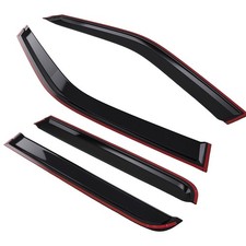 Front Rear Wind Deflectors Set