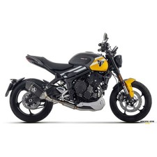 FULL EXHAUST SYSTEM ARROW HOMOLOGATED ALUMIN DARK FOR TRIUMPH TRIDENT 660 25-26