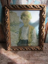 Vintage Framed Print "Sea