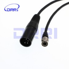 4Pin Male Hirose to XLR 4Pin Male Power Cable for Sound Devices/Recorder Zoom F8