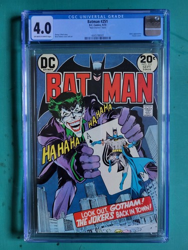 Batman 251 cgc - 4.0, mark