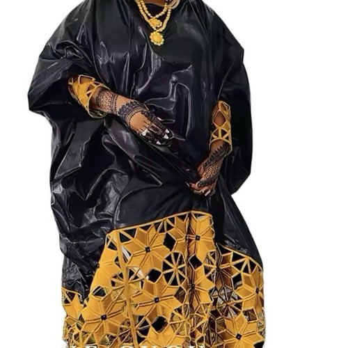 African bazin rich dress with - bazin,