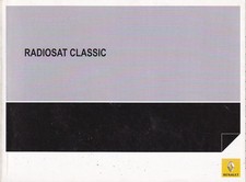 Renault Radiosat Classic Owners Manual 2008 Owners Manual Handbook RN