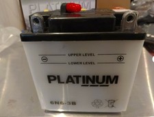 Platinum Motorcycle Battery 6V - 6Ah - 40CCA