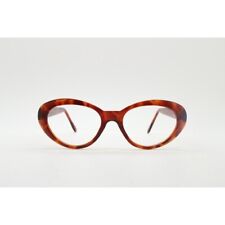 90s vintage oval cat eye glasses. 50s design tortoise womens optical frame BNWOT
