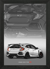 honda civic type r white