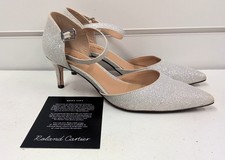 Ladies Roland Cartier Champagne Colour Sparkly Shoes Size 4 /  - CG C56