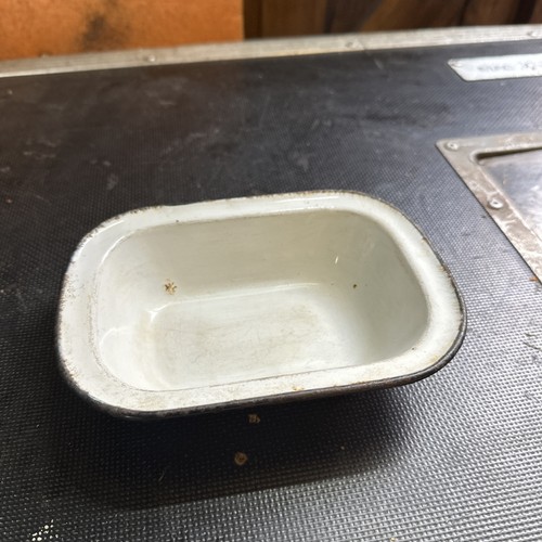 Small vintage enamel - vintage, dish