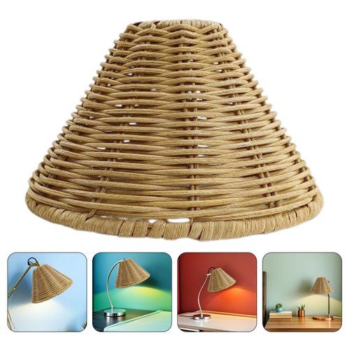 Wicker lamp shade small - ,