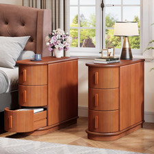 Set of 2 Modern 3-Drawer