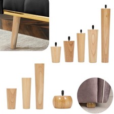 4Pcs Wood Furniture Legs Replacement Feet for Sofa Couch Armchair 5-30cm High﻿