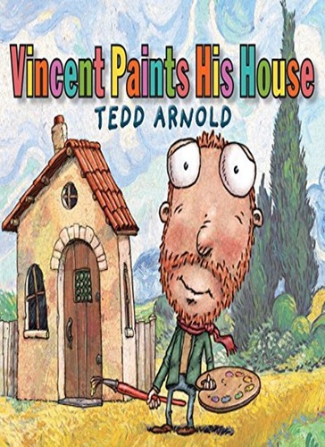 Vincent paints his house - his, house,tedd