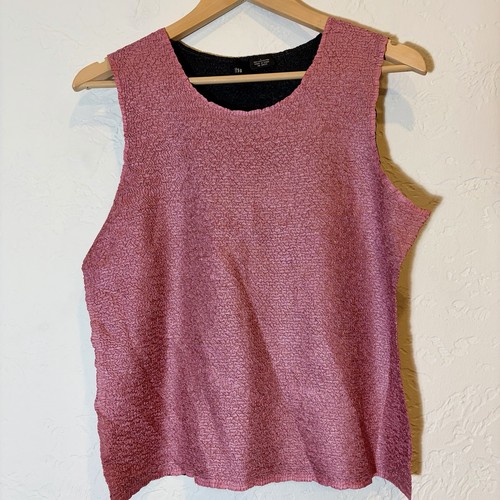 Itsu textured crinkle tank top - crinkle,