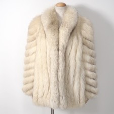 *Real Blue Fox Fur Luxury Coat