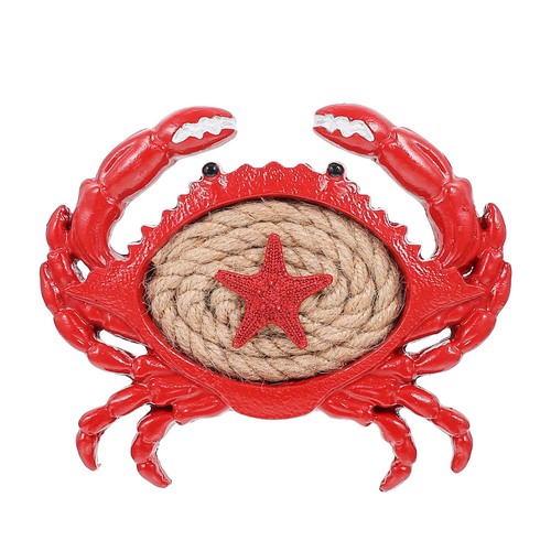 Seahorse wall art resin - seahorse, crab