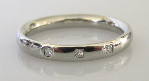 Platinum diamond ring - platinum,
