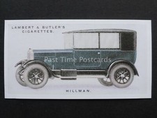 No.22 HILLMAN 11 H.P. Motor Cars - 3rd Series REPRINT Lambert & Butler 1926