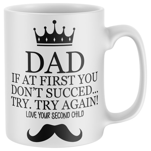 Second child dad gift - second,
