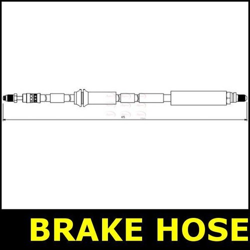 Brake hose front right for - front,