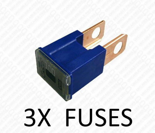100a amp pal fuses - 3x, male