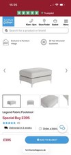 Grey Footstool - Furniture