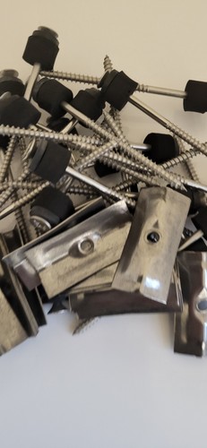 Dry ridge hip tile fixings - hip,