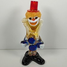Vintage Murano Clown Art Glass