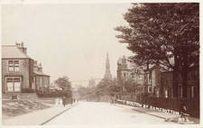 BOLTON ROAD, RAMSBOTTOM, NO. 4 - 1911 LANCASHIRE RP POSTCARD (ref 6474/25/W7)