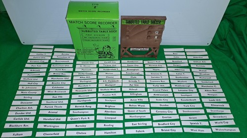 Boxed subbuteo set c115 - boxed, /