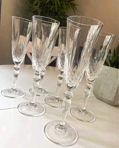Rcr crystal champagnet flutes - crystal,