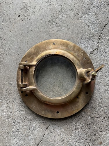 Vintage bronze porthole - vintage,