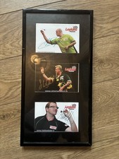 FRAMED&MOUNTED: MICHAEL VAN GERWEN, SIMON WHITLOCK & MARK WEBSTER SIGNED PHOTOS 