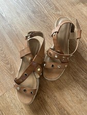 H And M Wedge Sandals Brown
