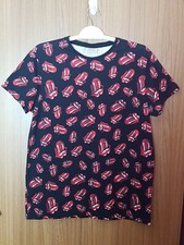 Cedarwood State The Rolling Stones Tongue 100% Cotton Short Sleeve Tshirt UK L