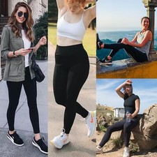 Womens plain high waist - womens,