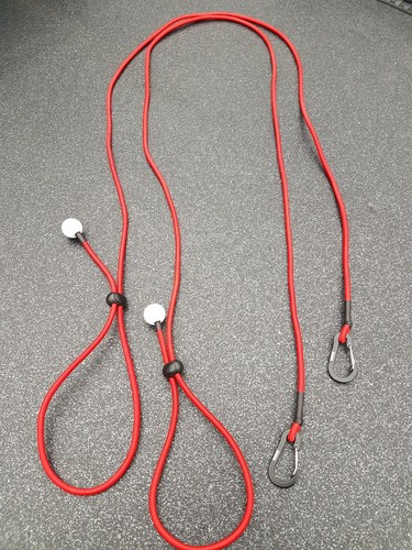 Red kayak paddle leash - 2x,