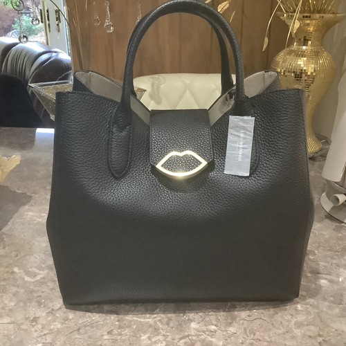 Lulu guinness black leather - guinness,